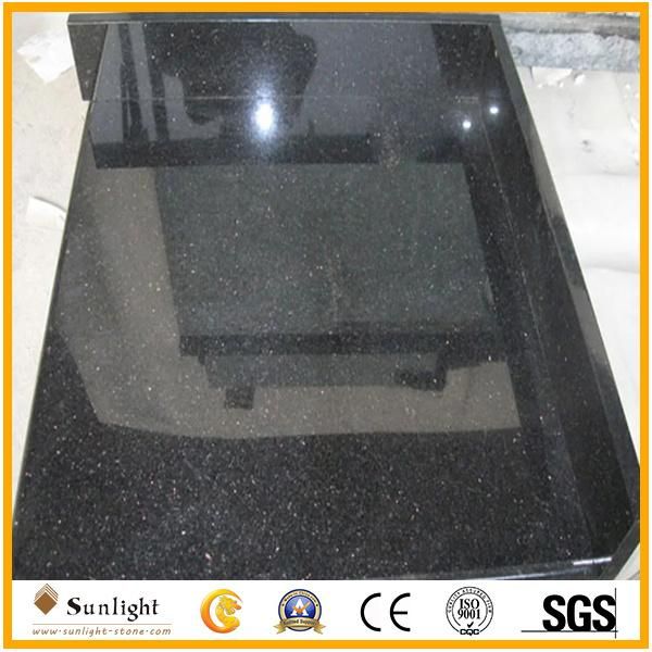 Polished Black Galaxy Granite Paving/Kitchen Countertop
