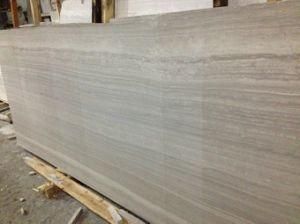 Floor Tile, Gray &amp; White Wooden Marble Slab/Tile