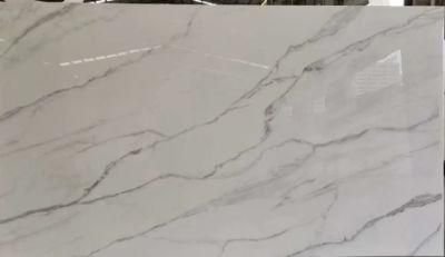 Nano Slab Calacatta White with Marble Looking