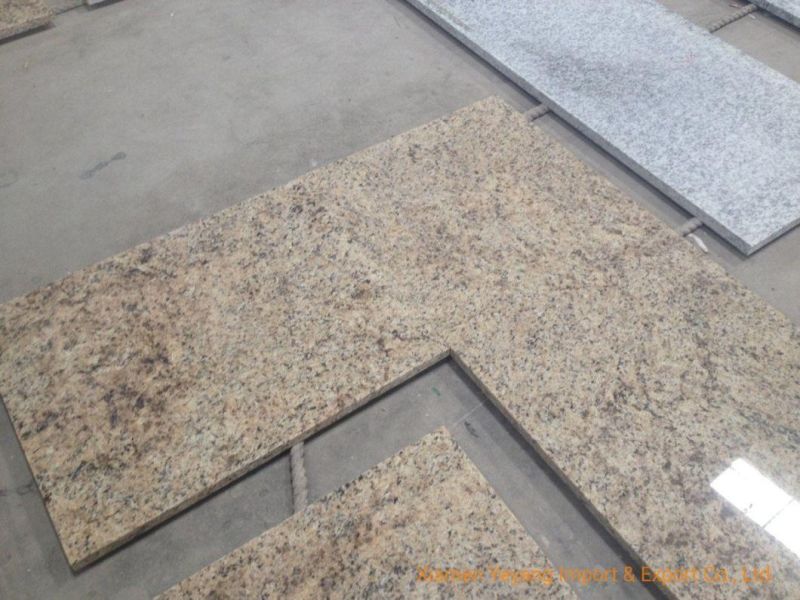 Natural Gold Granite Countertops for Kitchen/Bathroom/Hotel/Villa/School Project Supplier