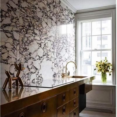 Calacatta Viola Violet Marble for Kitchen Countertop Vanities Hotel Wall Floor Internal Projects