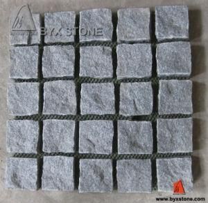 G654 Natural Spit Granite Cobblestone for Paving