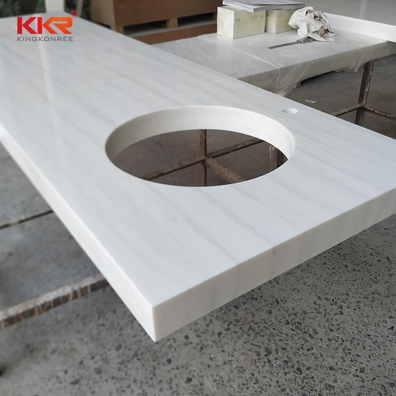 Large Size Solid Surface Precut Kitchen Countertop Vanity Coutertop