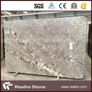 Brazilian Exotic White Stone Bianco Antico Granite Slab for Kitchen Countertops