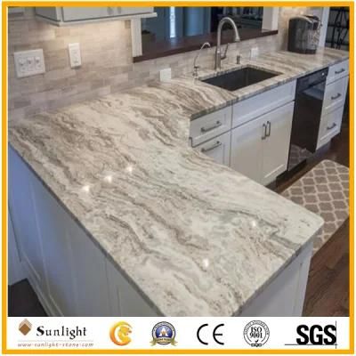 Popular Fantasy Brown Marble Granite Bathroom Kitchen Worktops, Vanity Tops