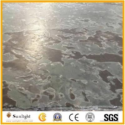 Popular New Material Clouds Green Veins Marble with Acid Surface
