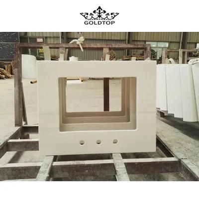 Hot Doceration Natural Bianco Dolomiti Marble Slab Tiles Background Wall Countertop