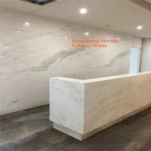 High Quality Volakas/Pirgon White Slabs/Tiles for Walling/Flooring/Countertop/Kitchen/Bathroom/White Marble