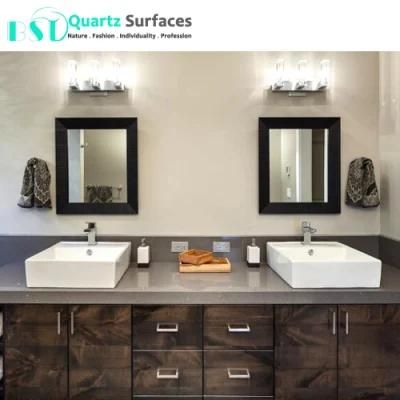 Wholesale Grey Sparkle Quartz Stone Countertop