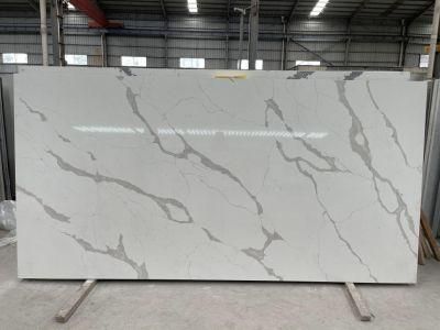 Carrara Fish Maw White Quartz Plate Is Cheap and of High Quality