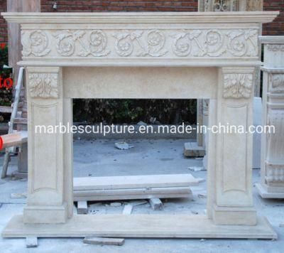 Marble Stone Sculptures Home Decoration Marble Fireplace (SYMF-007)