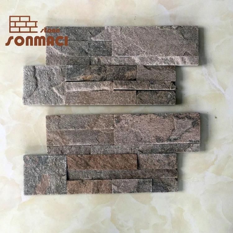 18X35 Black Rough Surface Natural Slate Stone Paneling