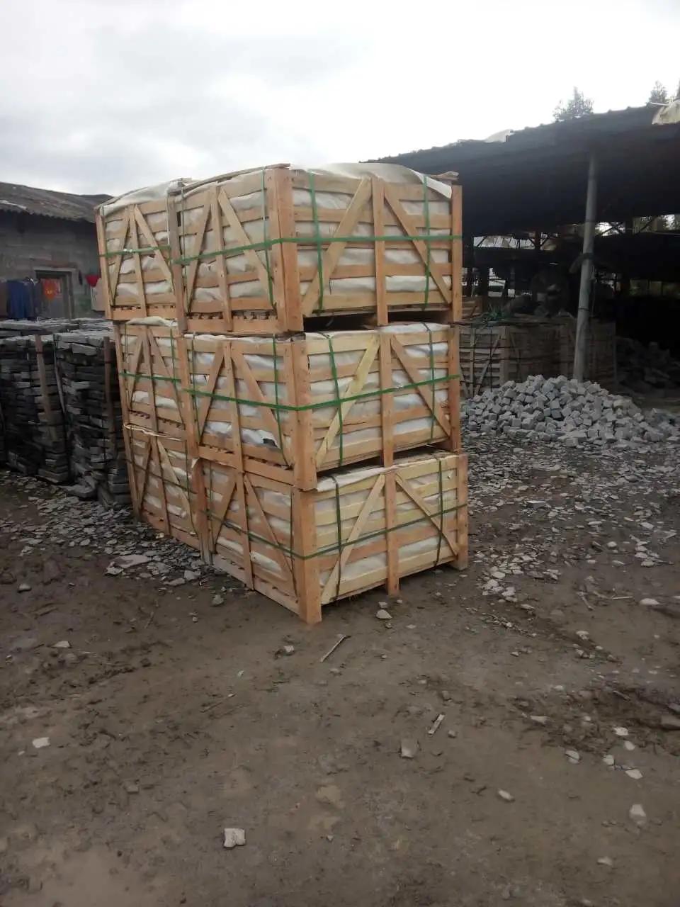 Cube Stone Paving Stone Natural Split Grey Granite Stone