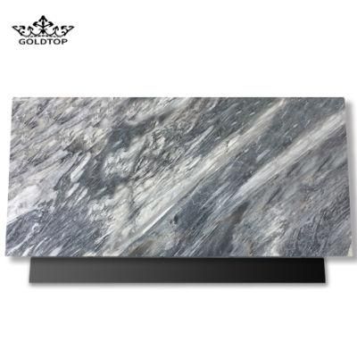 Home Decoration Polished/Honed Surface Bathroom/Kitchen Countertop Calacatta Grey Marble for Home
