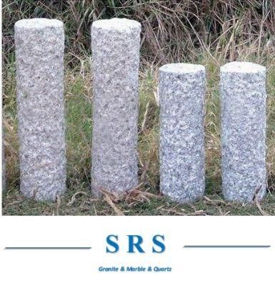 Customize Natural Grey Granite Palisade Pillar Fence
