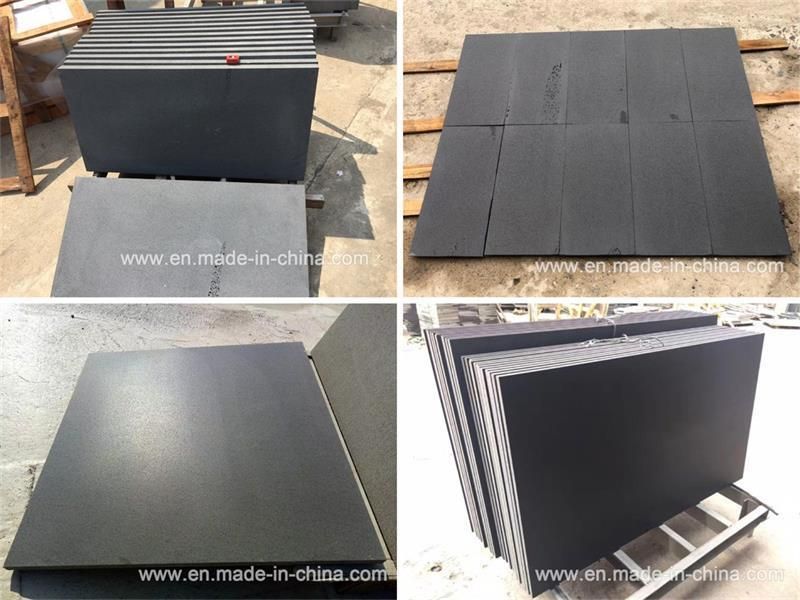 Black Basalt Lava Stone Tile for Outside Flooring and Walling