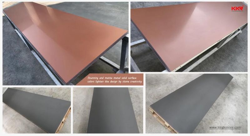 Decoration Acrylic Seamless Joint Translucent Artificial Stone Acrylic Solid Surface Sheet 3.16