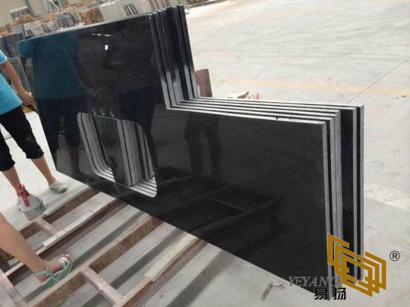 Black Pearl Marble/Granite for Countertop/Kitchen/Bathroom/Worktops/Vanity Top