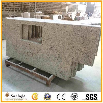 Customized Natural Brazil Stone Rose White Granite Bathroom, Kitchen Countertops