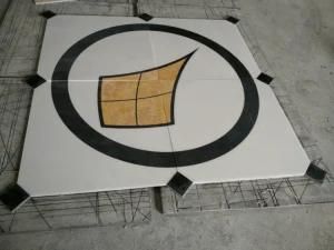 Square Water-Jet Medallion Polished Marble Design/Floor Pattern