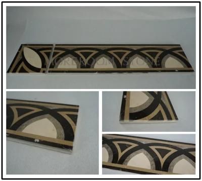 Natural Marble Waterjet Border Line for Hotel