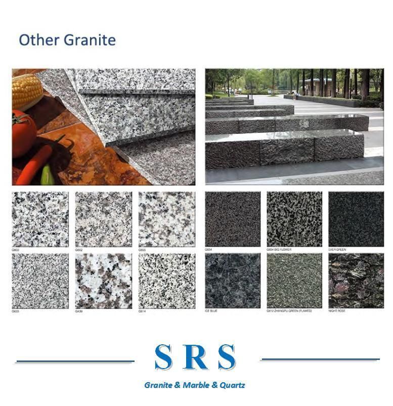 G682 Rusty/Sunset Gold Granite Tile for Outdoor and Garden Project