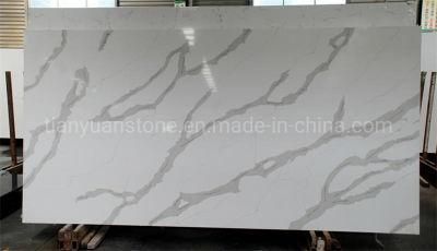 Engineered White Artificial Quartz Stone Slabs for Kitchen Counter