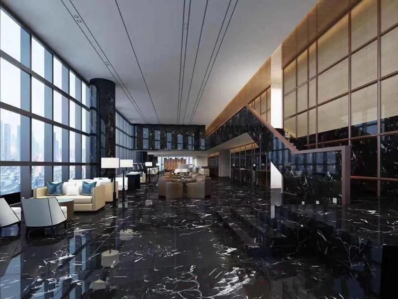 Black Ice Dapple Marble Slabs and Tiles for Flooring
