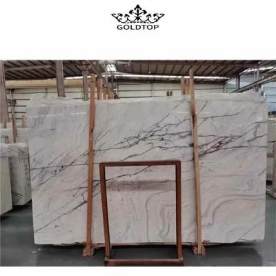 High Quality Marble Big Slab Price Stone Slabs Clivia White Marble Slab with Green Veins