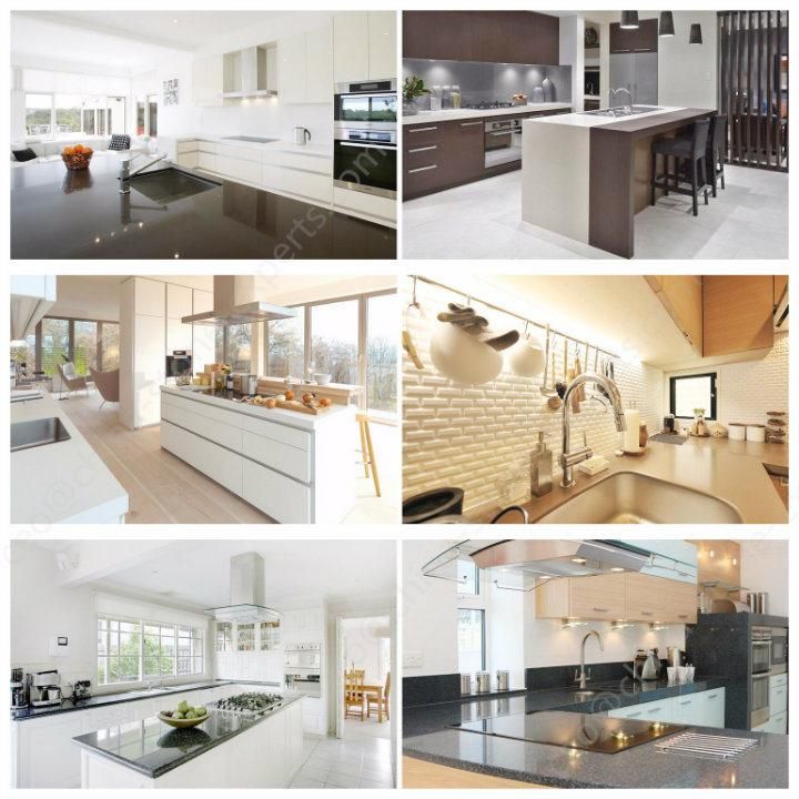White/Grey/Beige/Middle White Quartz Artificial Stone Slab/Tiles for Kitchen Countertop Bathroom