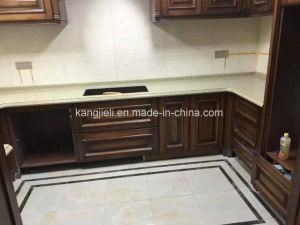 Marble Veins Engineered Quartz Stone Prefabricated Kitchen Countertops