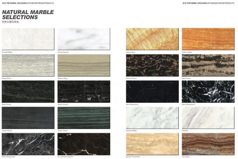 High Polished Lava Ocean Marble for Bathroom Background Design/Floor Tile