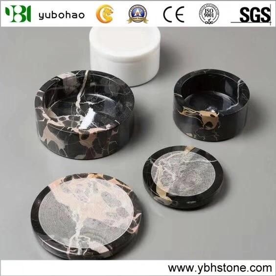 Natural Marble Honed Bathroom Accessory/Marble Tray/Marble Dishes/Marble Can/Kitchen Sets/Kitchen Accessory/Home Decoration