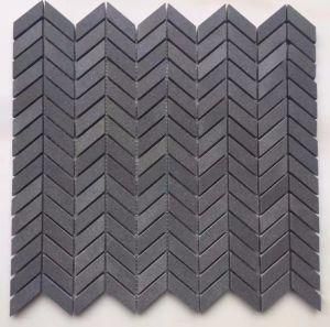 Lava Grey Andesite / High Quality Floor &amp; Wall Herringbone Mosaic Tiles