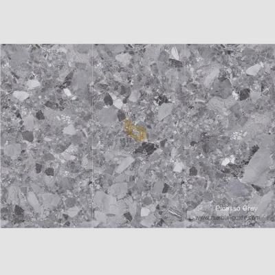 Polished Grey Sintered Stone Porcelain Slabs for Background/Wall/Worktop/Countertop