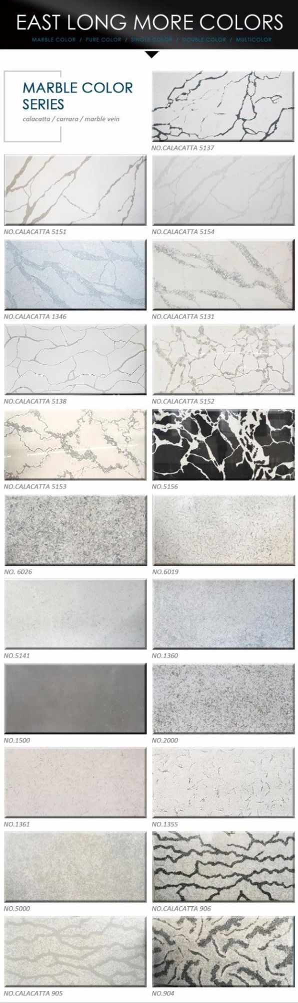 Granite Color Pattern Quartz Stone Slabs for Kitchentops/Vanity Tops with Cut-to-Size