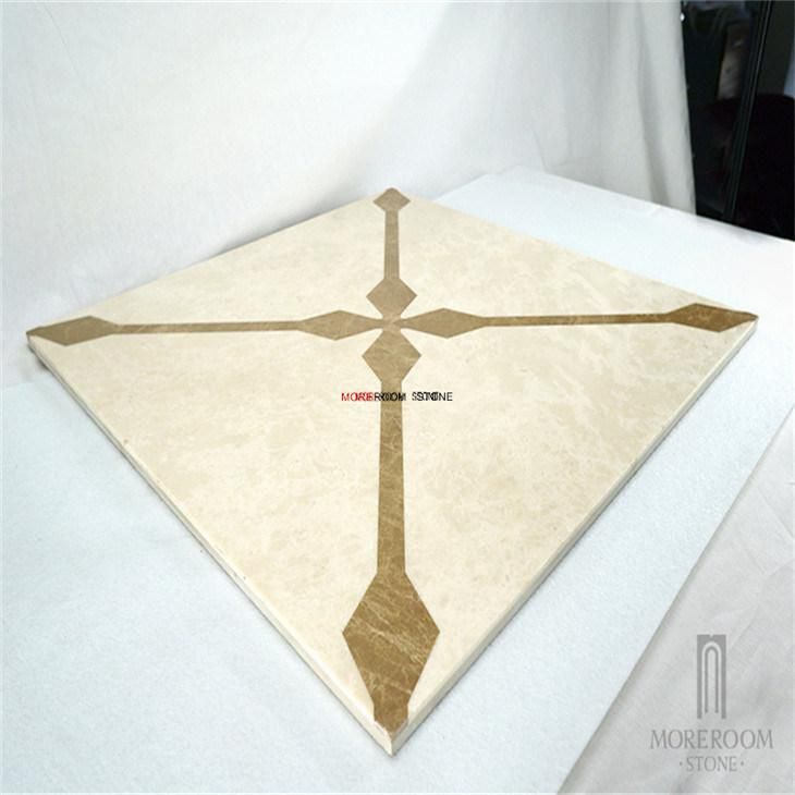 Fashion Good Price Waterjet Marble Tile