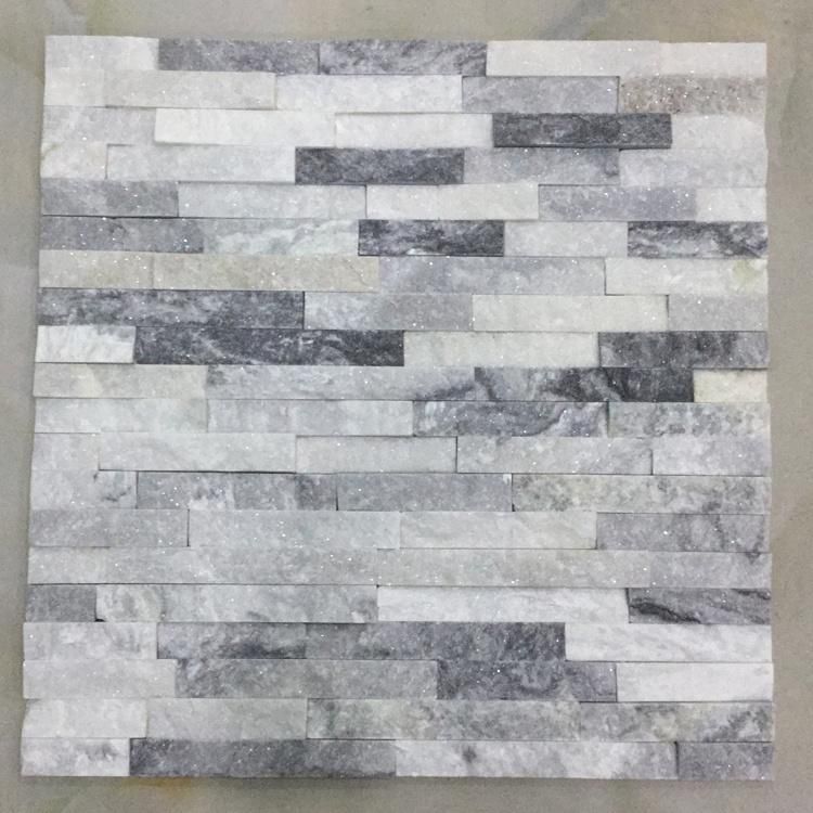 Cloudy Grey Marble Stone Veneer Cladding Sheet