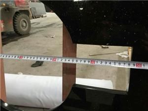 Hot Sale Black Galaxy Granite Flooring Tile Granite Slab