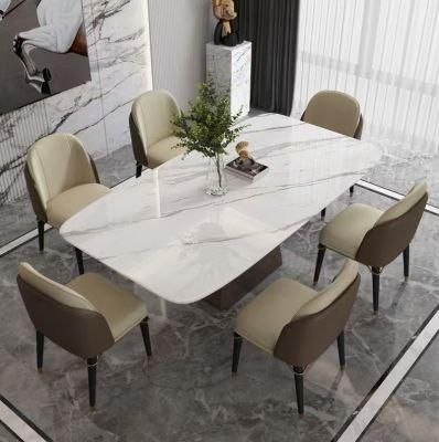 Modern Design Sintered Stone Customized Dining Table