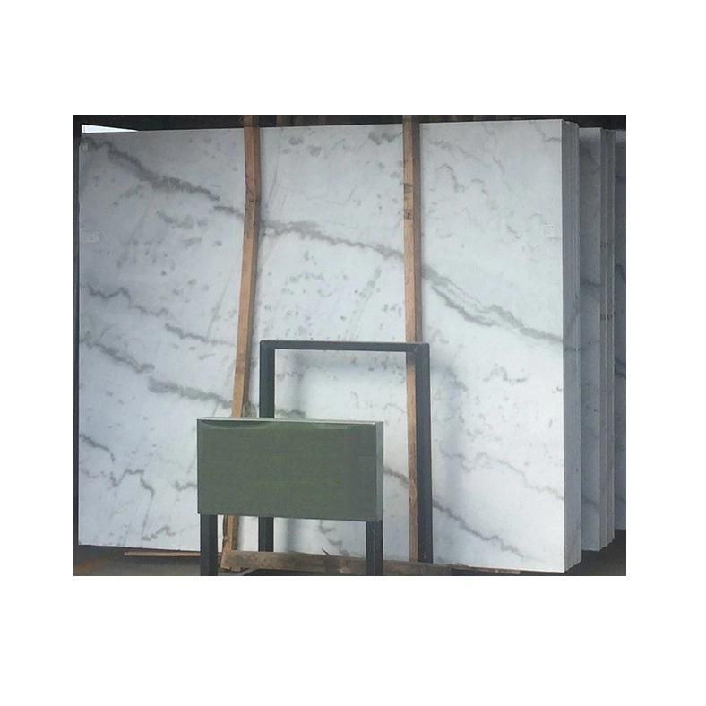 2400upx600 Polished Floor Chinese Carrara White Marble