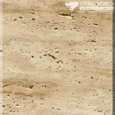 Polished Beige Travetine Slabs for Flooring &amp; Wall (MT085)