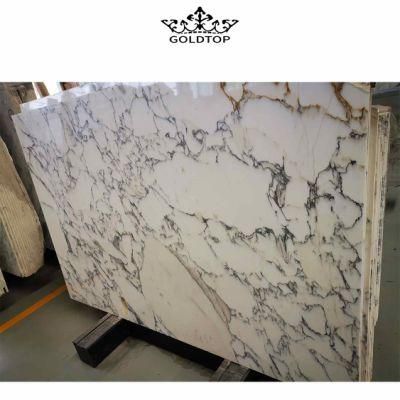 High Quality Arabescato Marble Stone Slabs Black Veins White Marble Slab for Floor Tiles