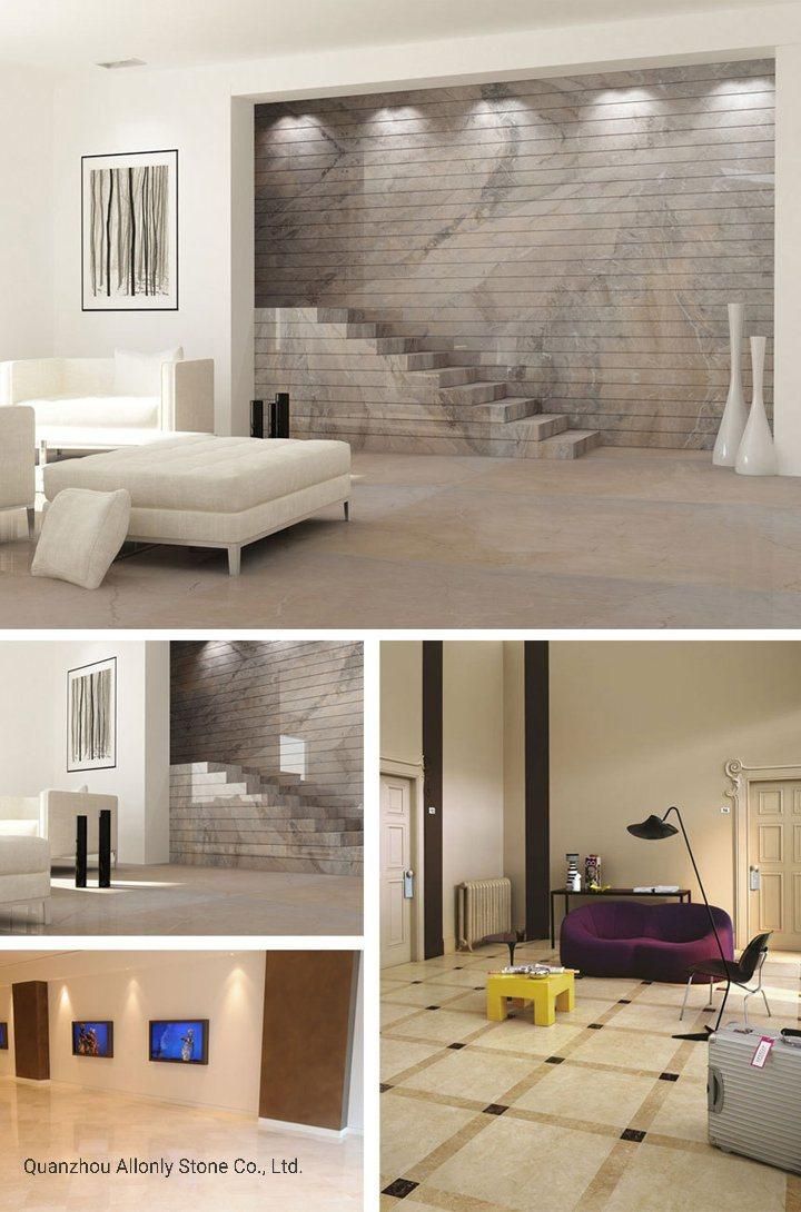 Spanish Light Emperador Floor and Wall Marble for Bathroom Tile