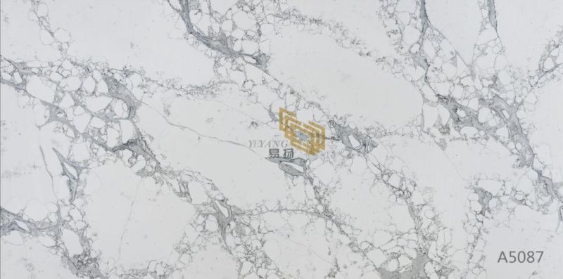 Artificial Quartz Stone Countertops Quartz Slabs for Kitchen/Island/Backsplash/Bathroom/Vanity Countertop Material