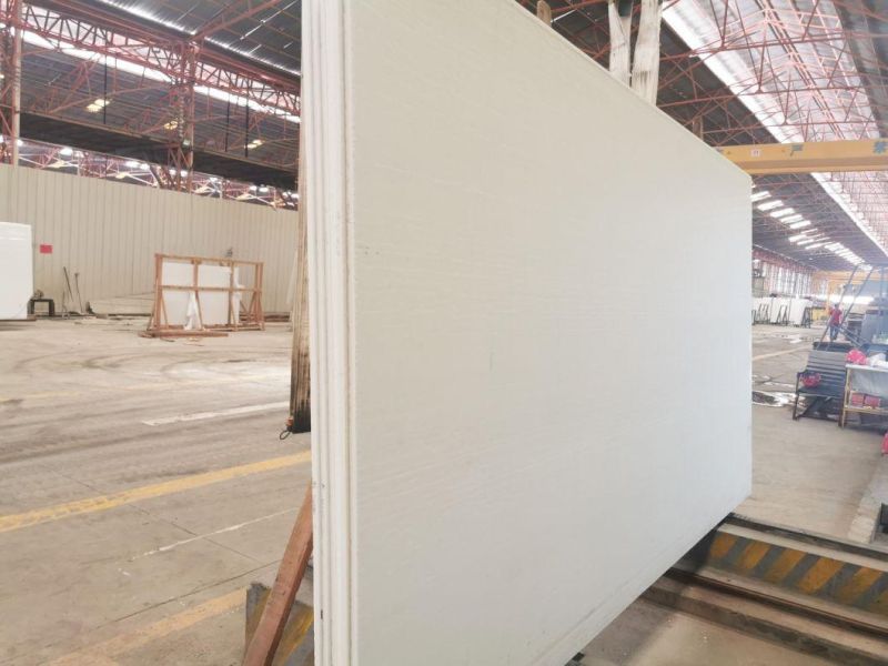 White Nano Microlite Stone Artificial Glass Stone for Countertops and Wall Tiles