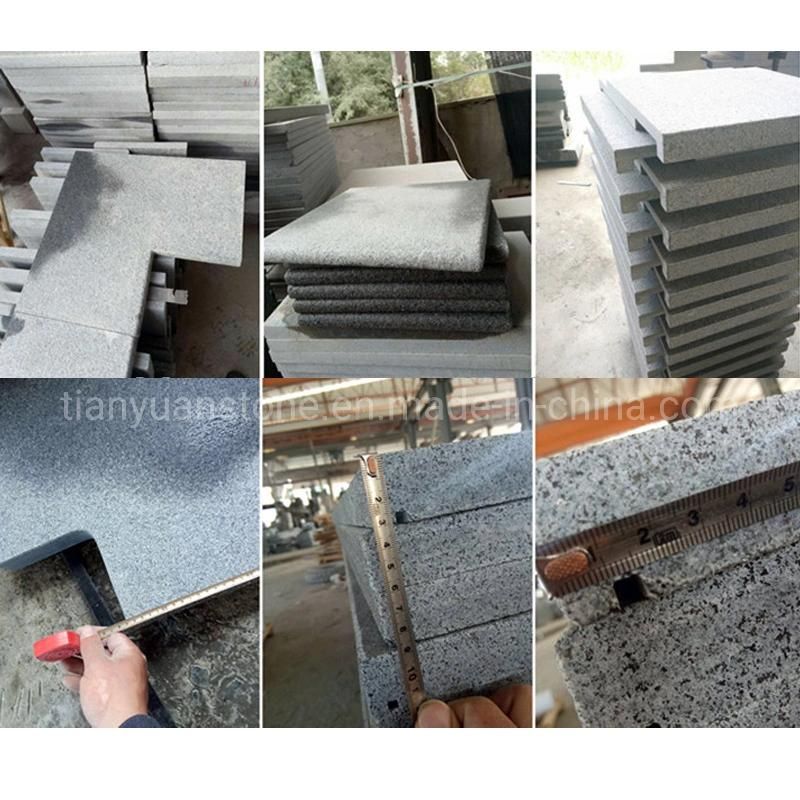 Swimming Pool Stone Granite Pool Coping Drainage Tiles Non Slip Decking