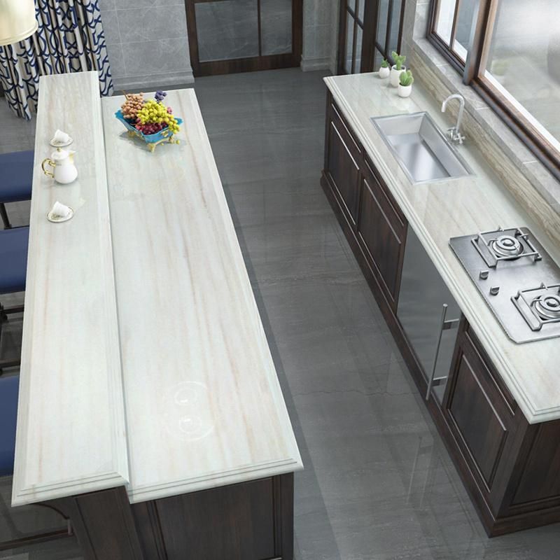 Factory Outlet Customizable Living Room Furniture Horizontal Stripes Eurasian Wood Grain Drawers Top Kitchen Countertops
