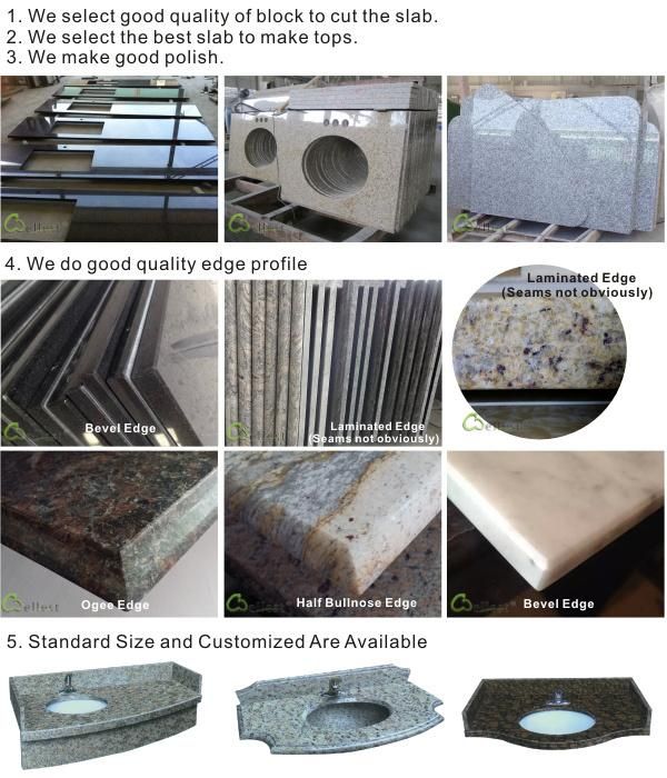 Natural Stone Granite Kitchen Countertop Vanity Top