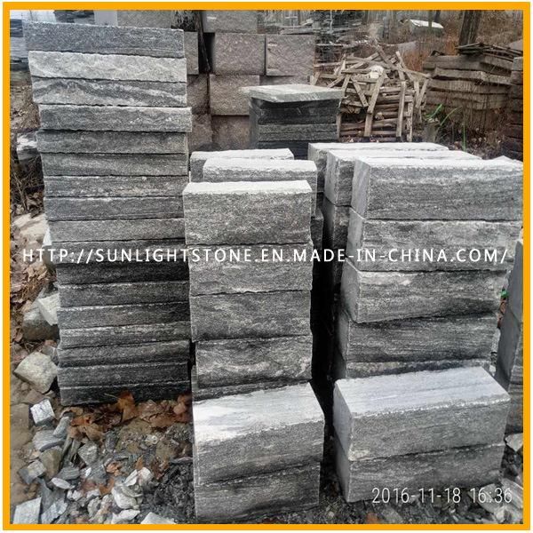 Polished/Flamed/Antique Surface Black/Grey Vein Granite Flooring Tiles
